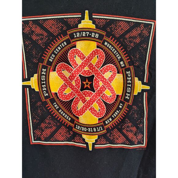 Phish 2010/11 NYE Run 12/27-28 Worchester & 12/30-1/1 NYC MSG T-Shirt Size Small - Picture 4 of 6